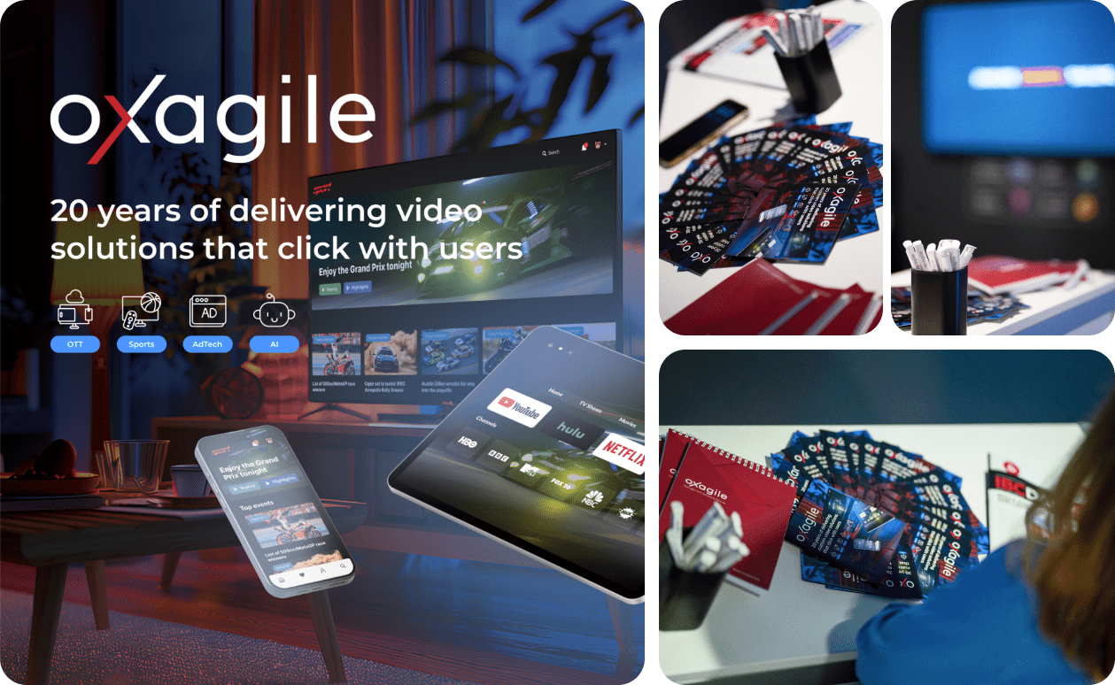 Oxagile: 20 years of delivering video solutions that click with users