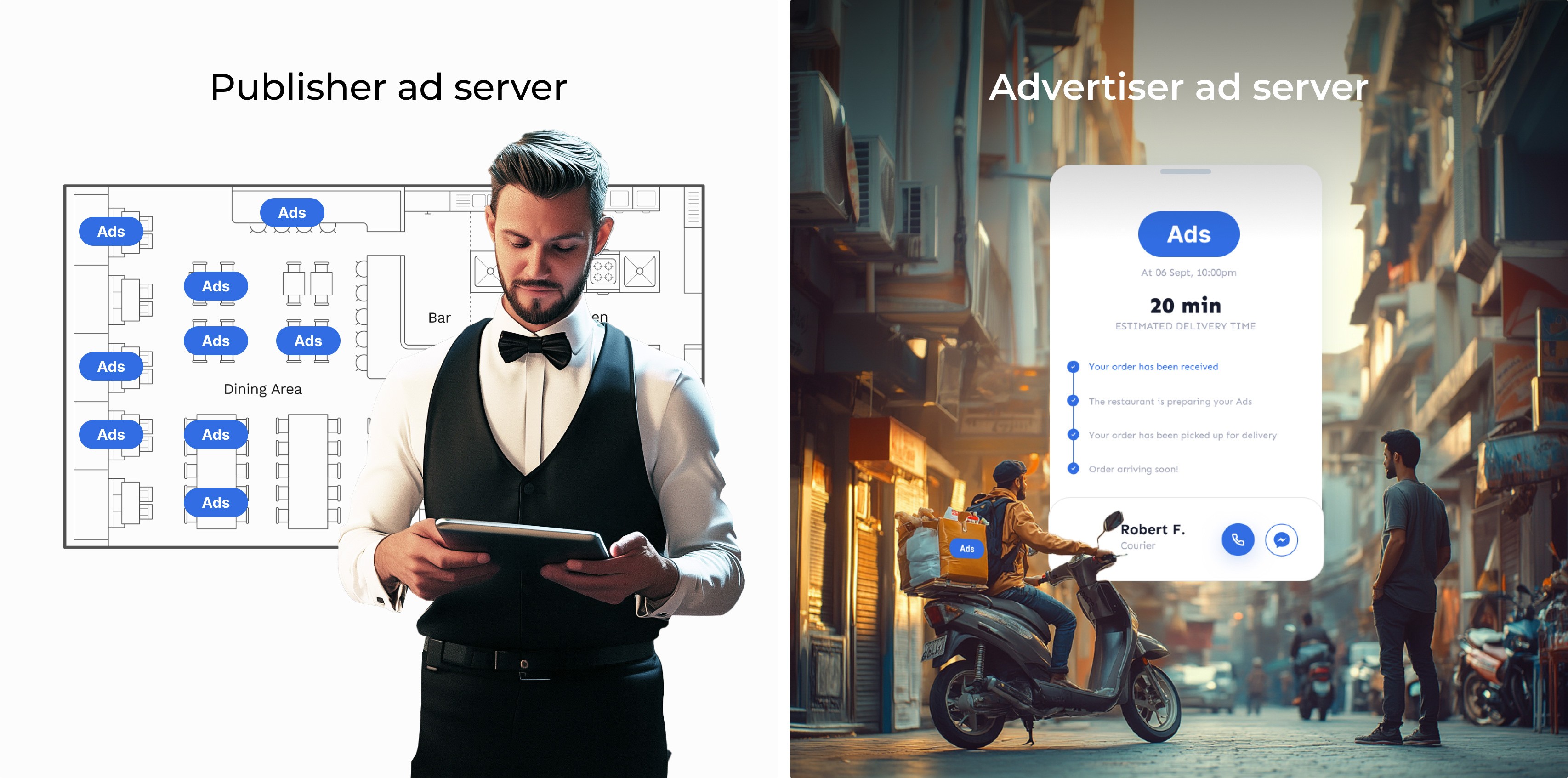 Publisher ad server vs. advertiser ad server